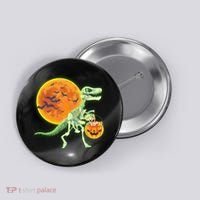 Full Moon T-Rex Dinosaur Skeleton Candy Button thumb 0