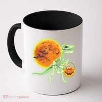 Full Moon T-Rex Dinosaur Skeleton Candy Coffee Mug thumb 0