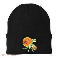 Full Moon T-Rex Dinosaur Skeleton Candy Beanie thumb 0