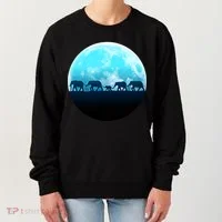 Full Moon With Elephant Family Women's Sweatshirt thumb 0