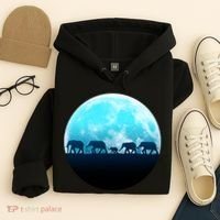 Full Moon With Elephant Family Hoodie thumb 4