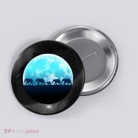 Full Moon With Elephant Family Button thumb 0