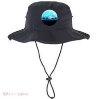Full Moon With Elephant Family Bucket Hat thumb 0