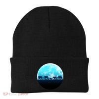 Full Moon With Elephant Family Beanie thumb 0