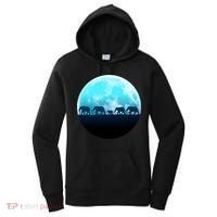 Full Moon With Elephant Family Women's Hoodie thumb 0