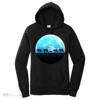 Full Moon With Elephant Family Women's Hoodie thumb 0