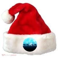 Full Moon With Elephant Family Santa Hat thumb 0