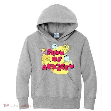 Full Of Anxiety Kids Hoodie