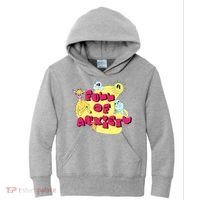 Full Of Anxiety Kids Hoodie thumb 0