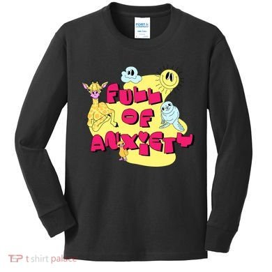 Full Of Anxiety Kids Long Sleeve Shirt