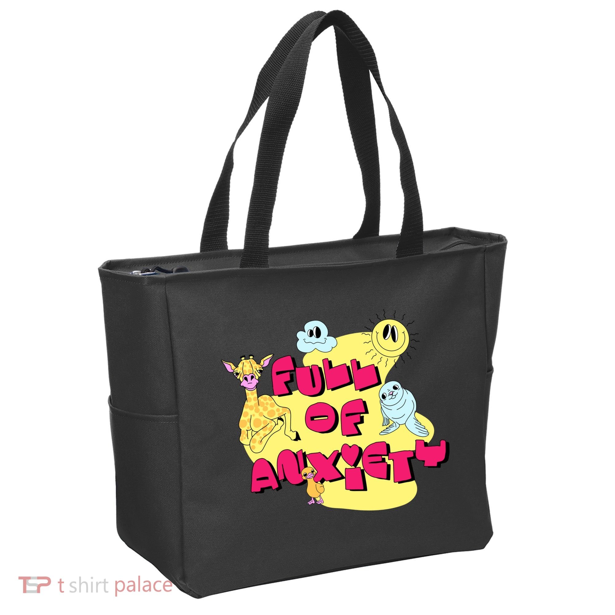 Full Of Anxiety Tote Bag