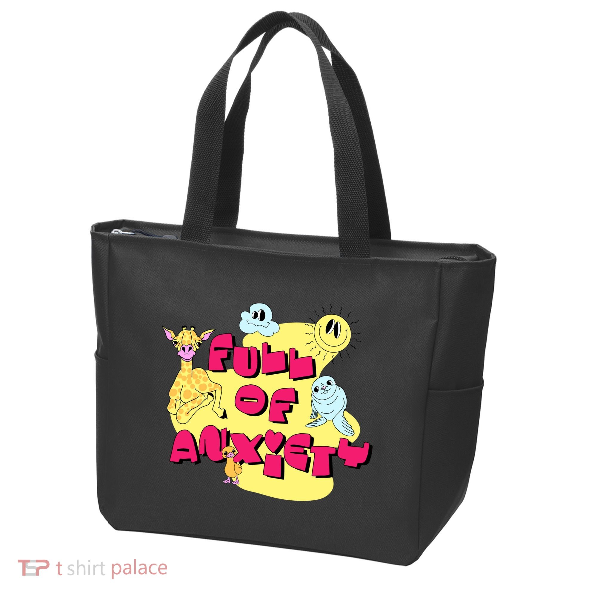 Full Of Anxiety Tote Bag