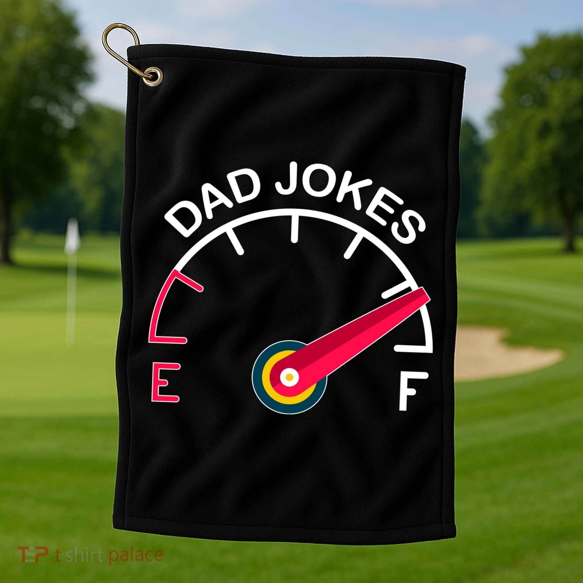 Full Of Dad Jokes Golf Towel
