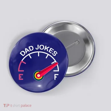 Full Of Dad Jokes Button