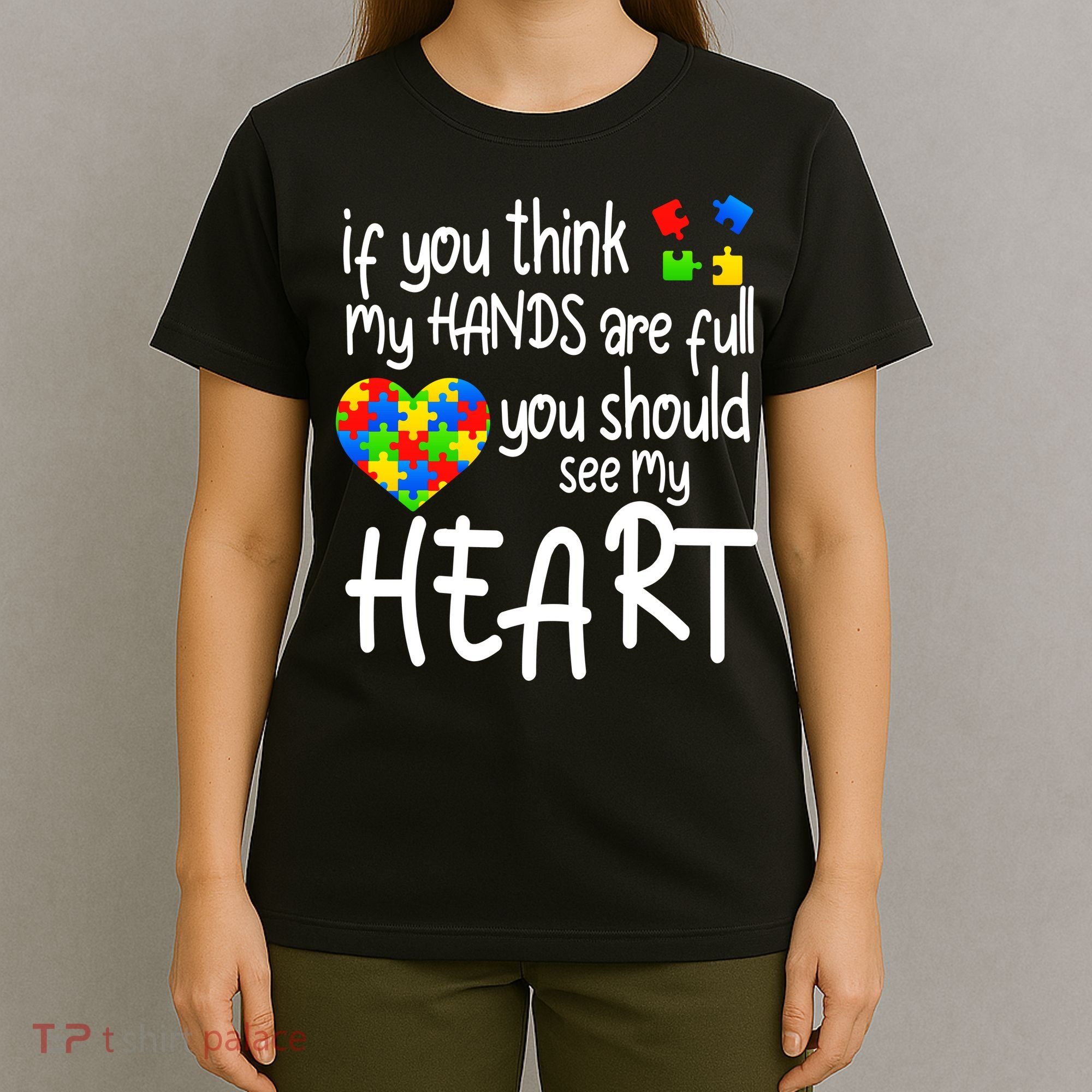 Full Of Heart Autism Parent T-Shirt