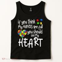 Full Of Heart Autism Parent Tank Top thumb 2