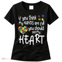 Full Of Heart Autism Parent Women's T-Shirt thumb 0