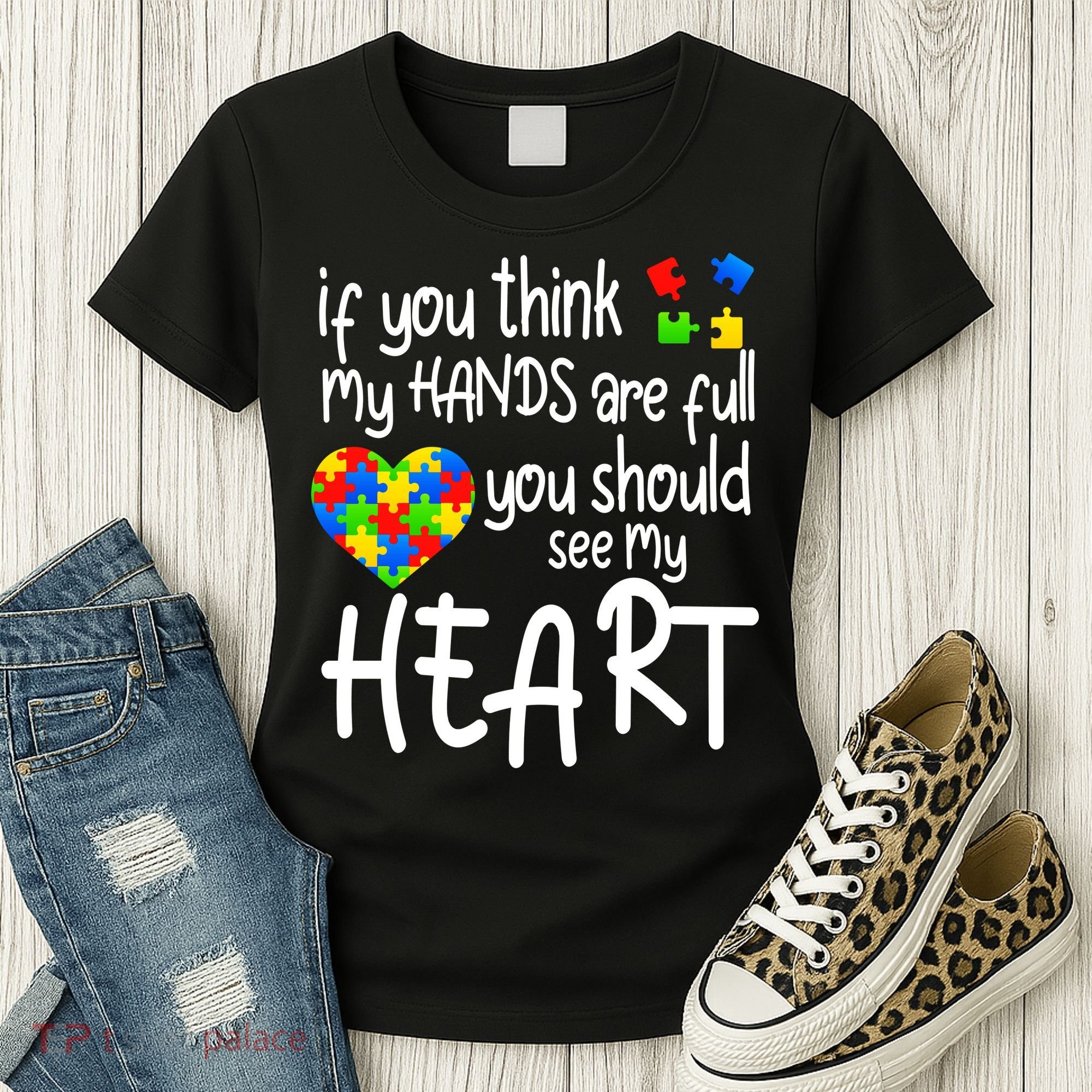 Full Of Heart Autism Parent Women's T-Shirt