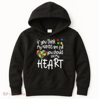 Full Of Heart Autism Parent Kids Hoodie thumb 0