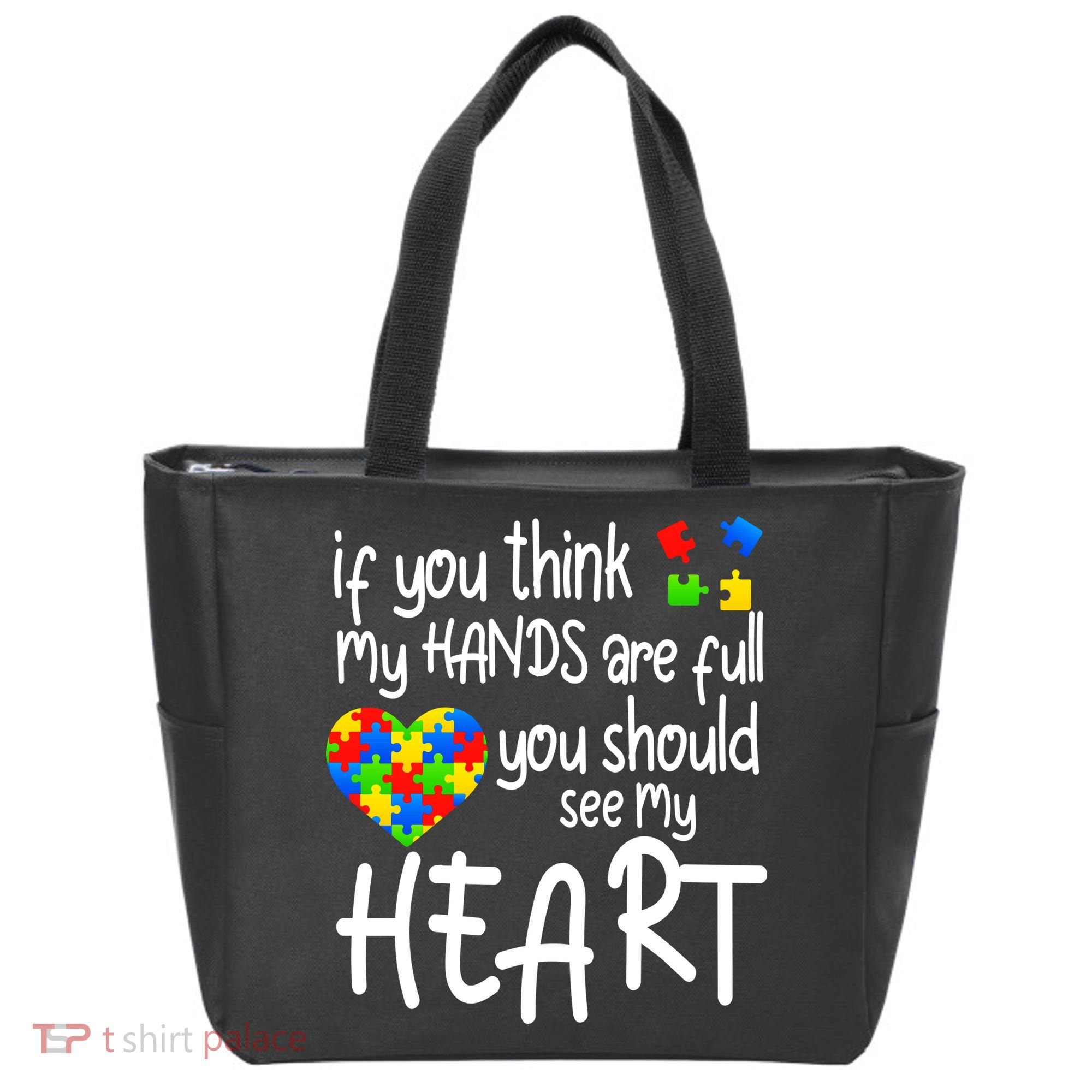 Full Of Heart Autism Parent Tote Bag