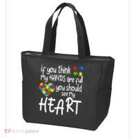 Full Of Heart Autism Parent Tote Bag thumb 3