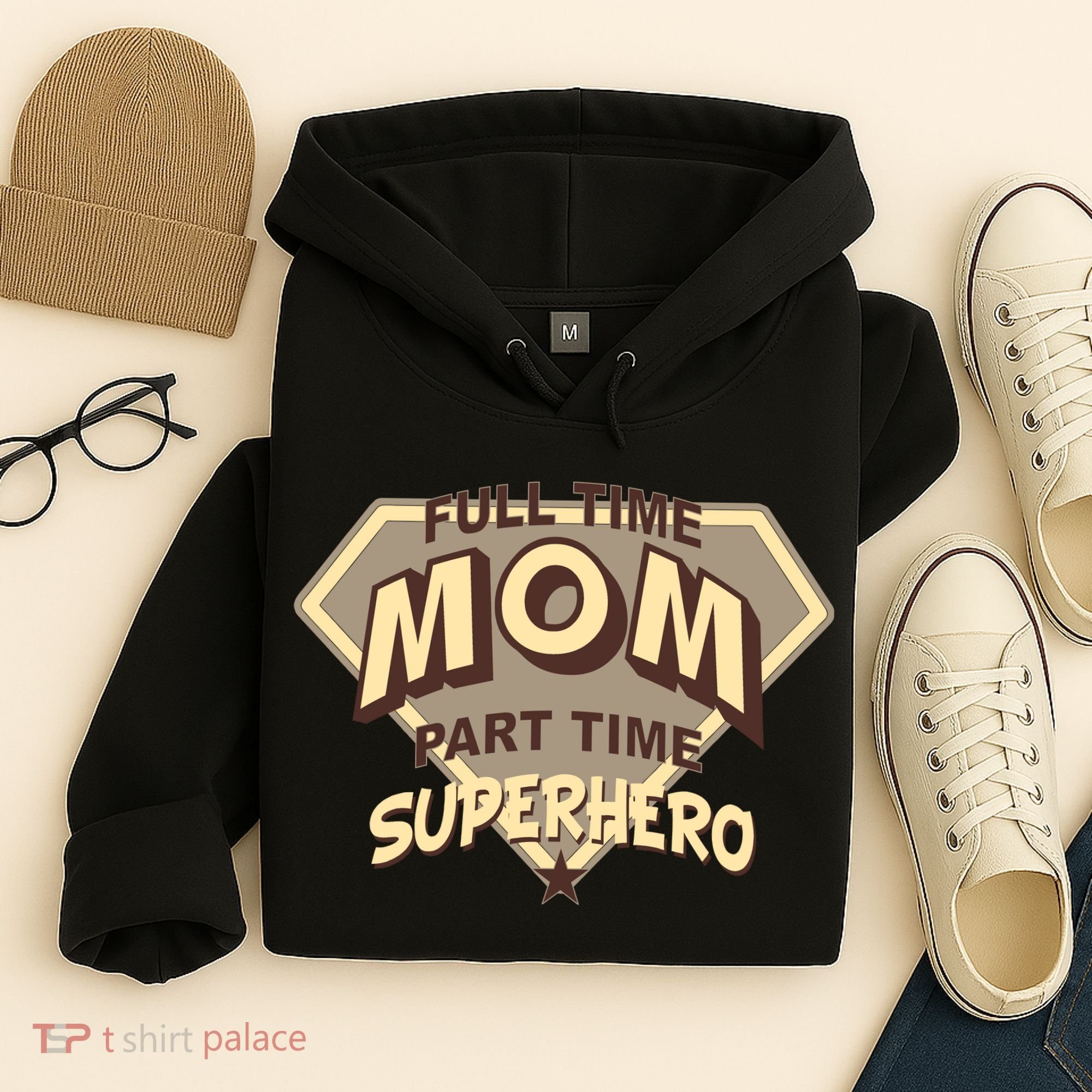 Full Time Mom Part Time Superhero Hoodie