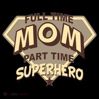 Full Time Mom Part Time Superhero Sweatshirt thumb 3