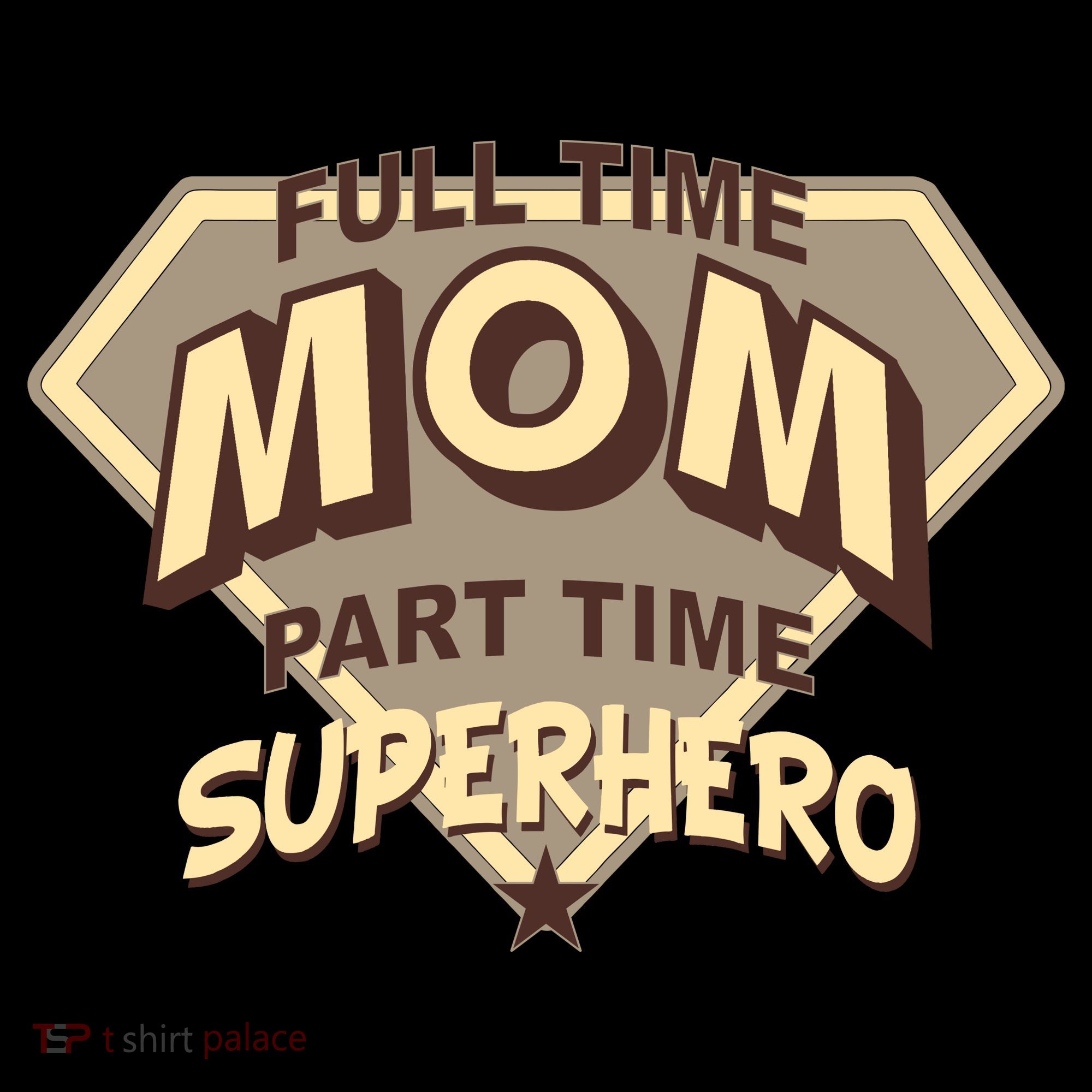 Full Time Mom Part Time Superhero Pajama Set