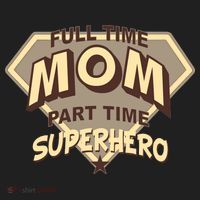 Full Time Mom Part Time Superhero Tumbler thumb 3