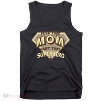 Full Time Mom Part Time Superhero Tank Top thumb 0