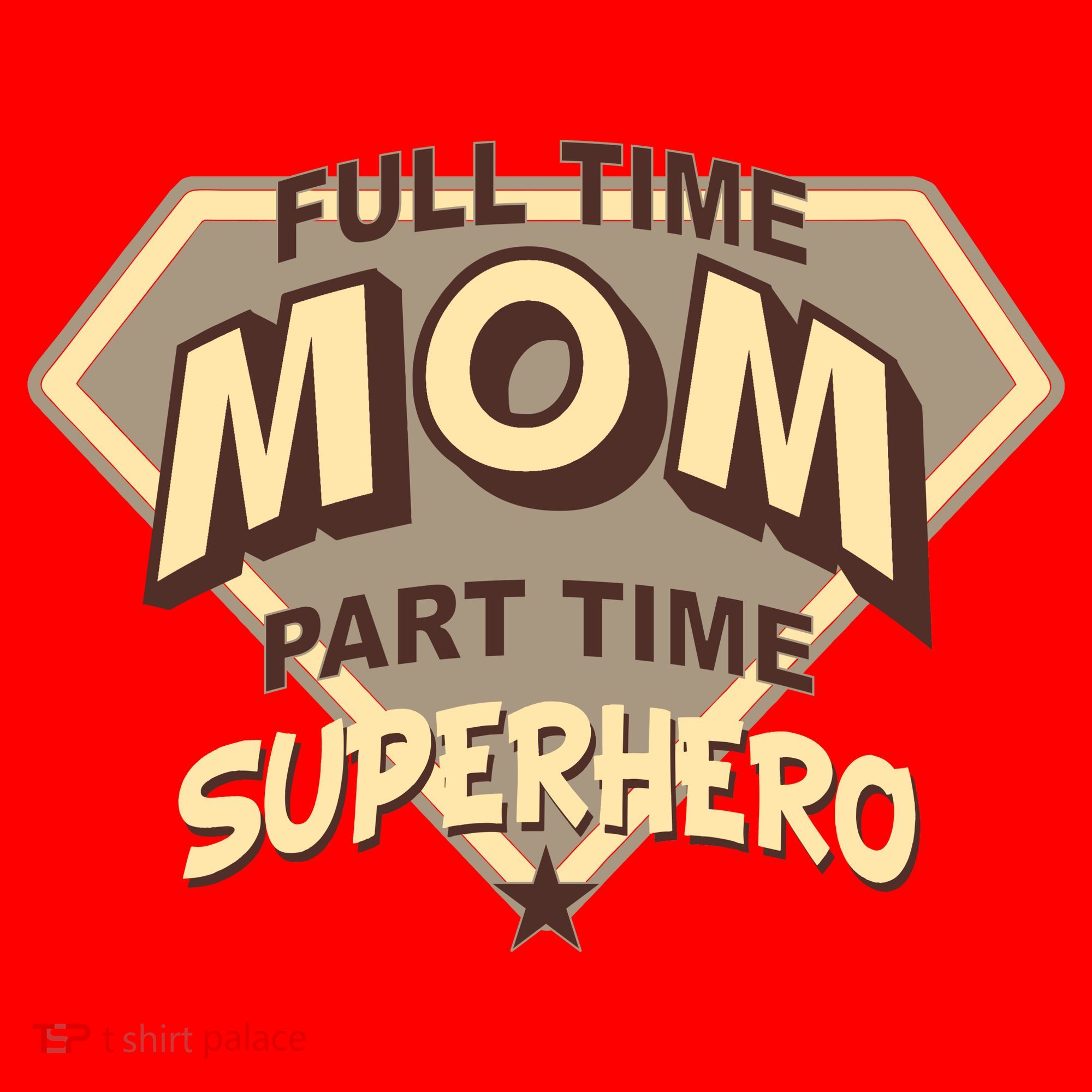 Full Time Mom Part Time Superhero Santa Hat