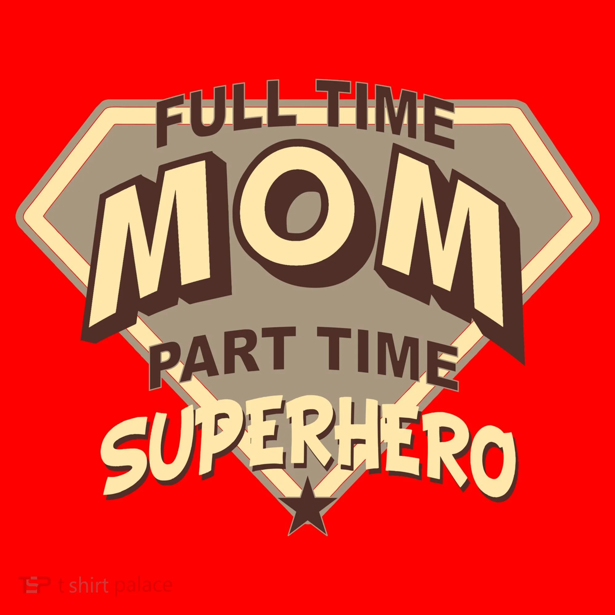 Full Time Mom Part Time Superhero Santa Hat