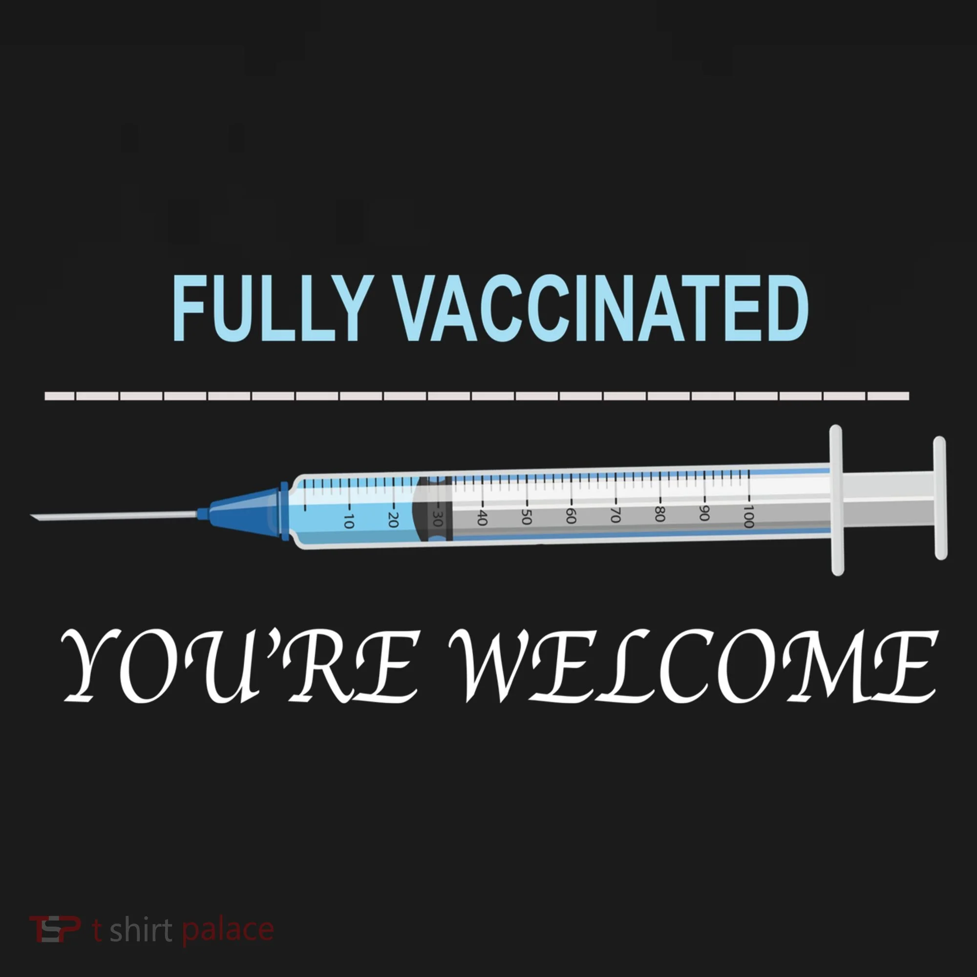Fully Vaccinated You're Welcome Doggie Tank