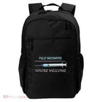 Fully Vaccinated You're Welcome Backpack thumb 0