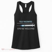 Fully Vaccinated You're Welcome Women's Tank Top thumb 0