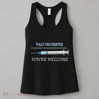 Fully Vaccinated You're Welcome Women's Tank Top thumb 3
