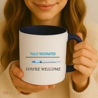 Fully Vaccinated You're Welcome Coffee Mug thumb 3
