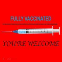 Fully Vaccinated You're Welcome Santa Hat thumb 1