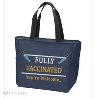 Fully Vaccinated You're Welcome Funny Pandemic Tote Bag thumb 3