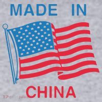 Flag Usa Made In China Women's Sweatshirt thumb 2