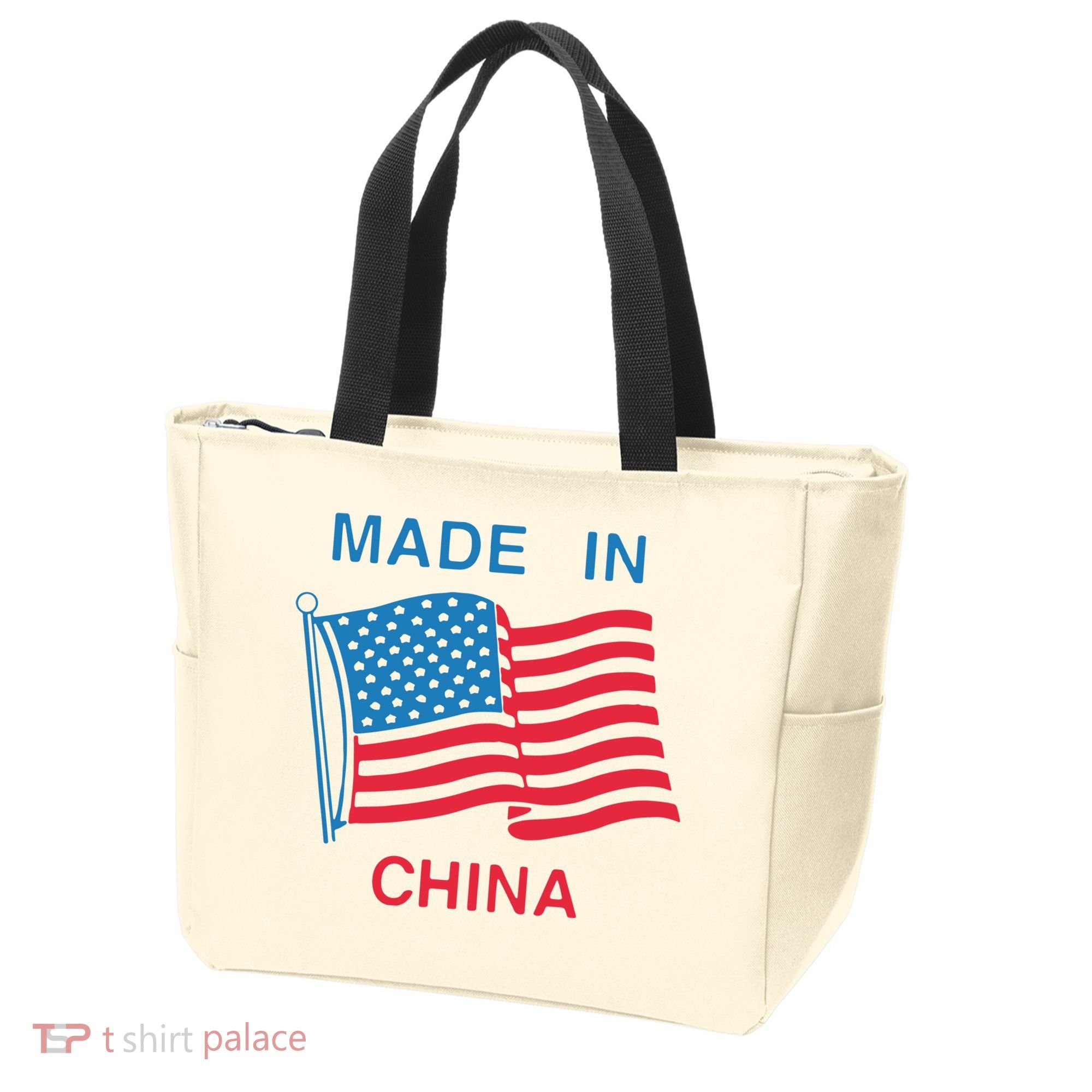 Flag Usa Made In China Tote Bag