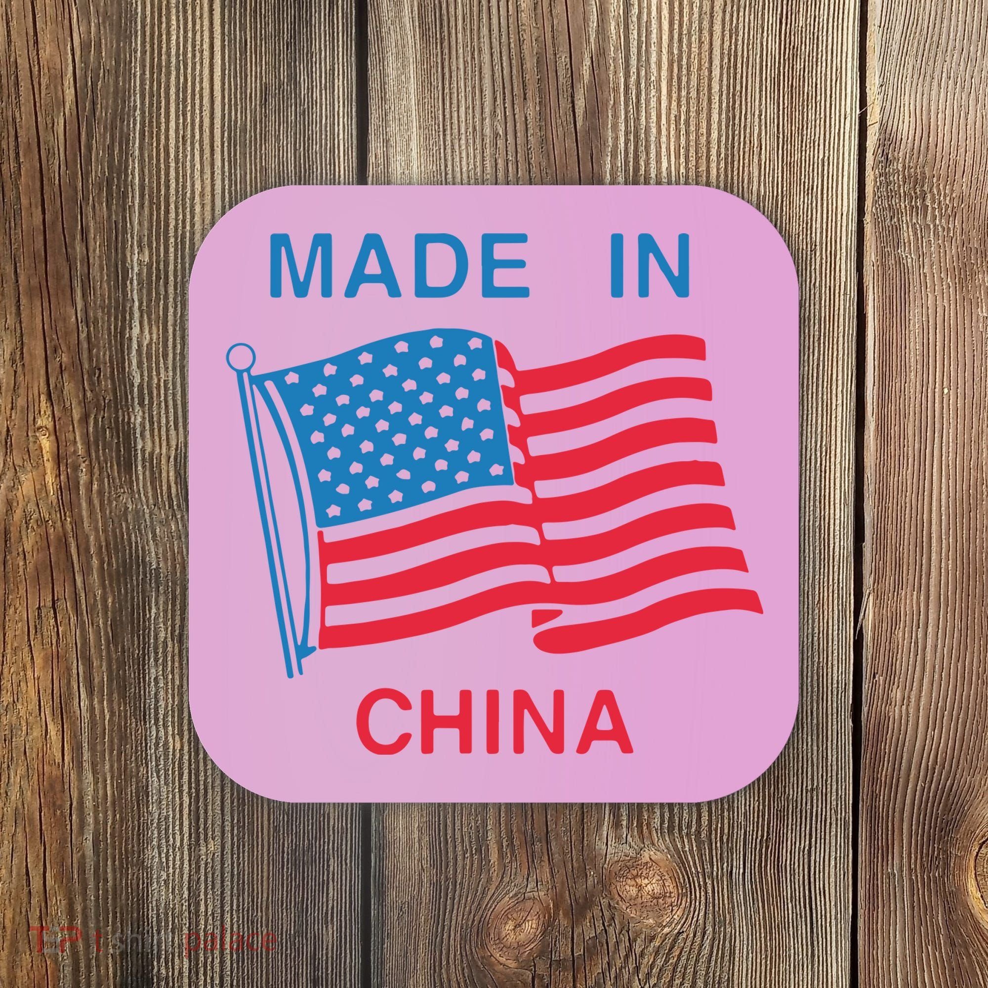 Flag Usa Made In China Coaster