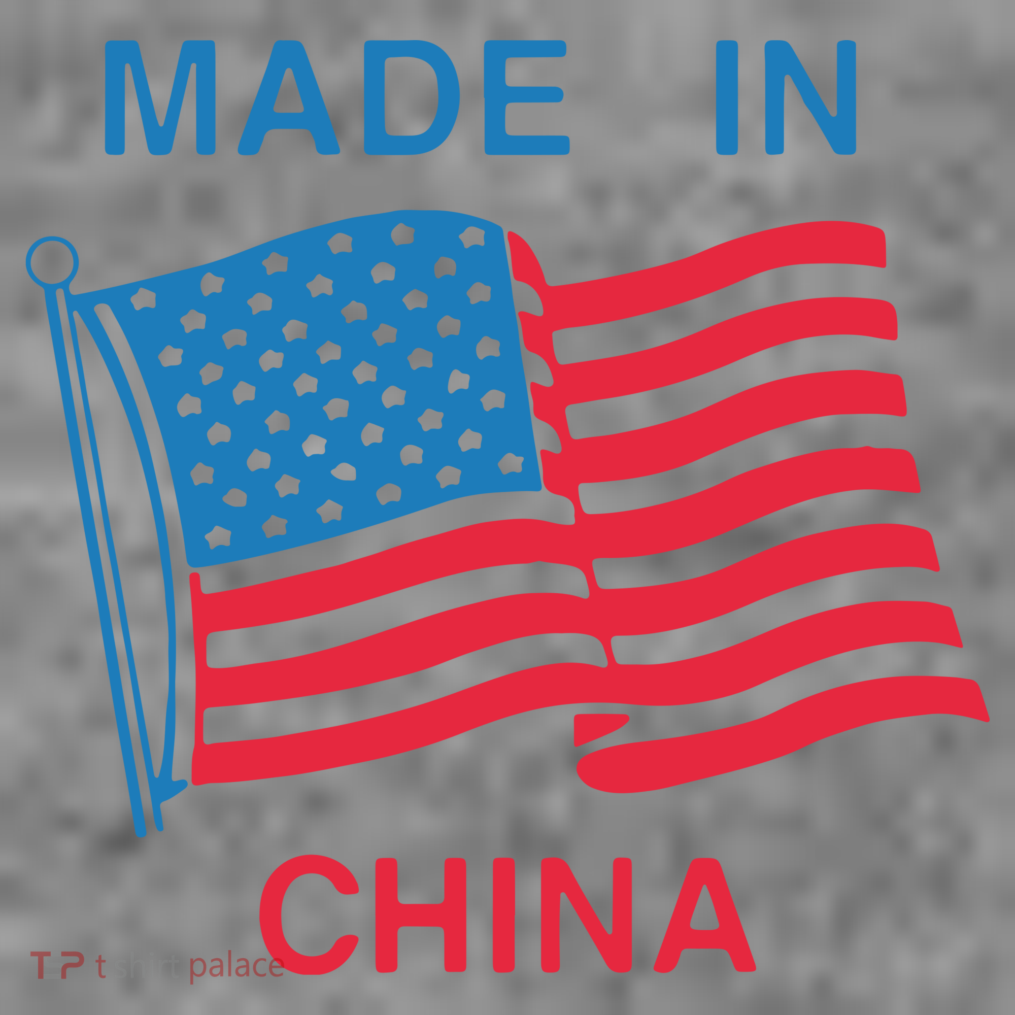 Flag Usa Made In China Toddler Hoodie