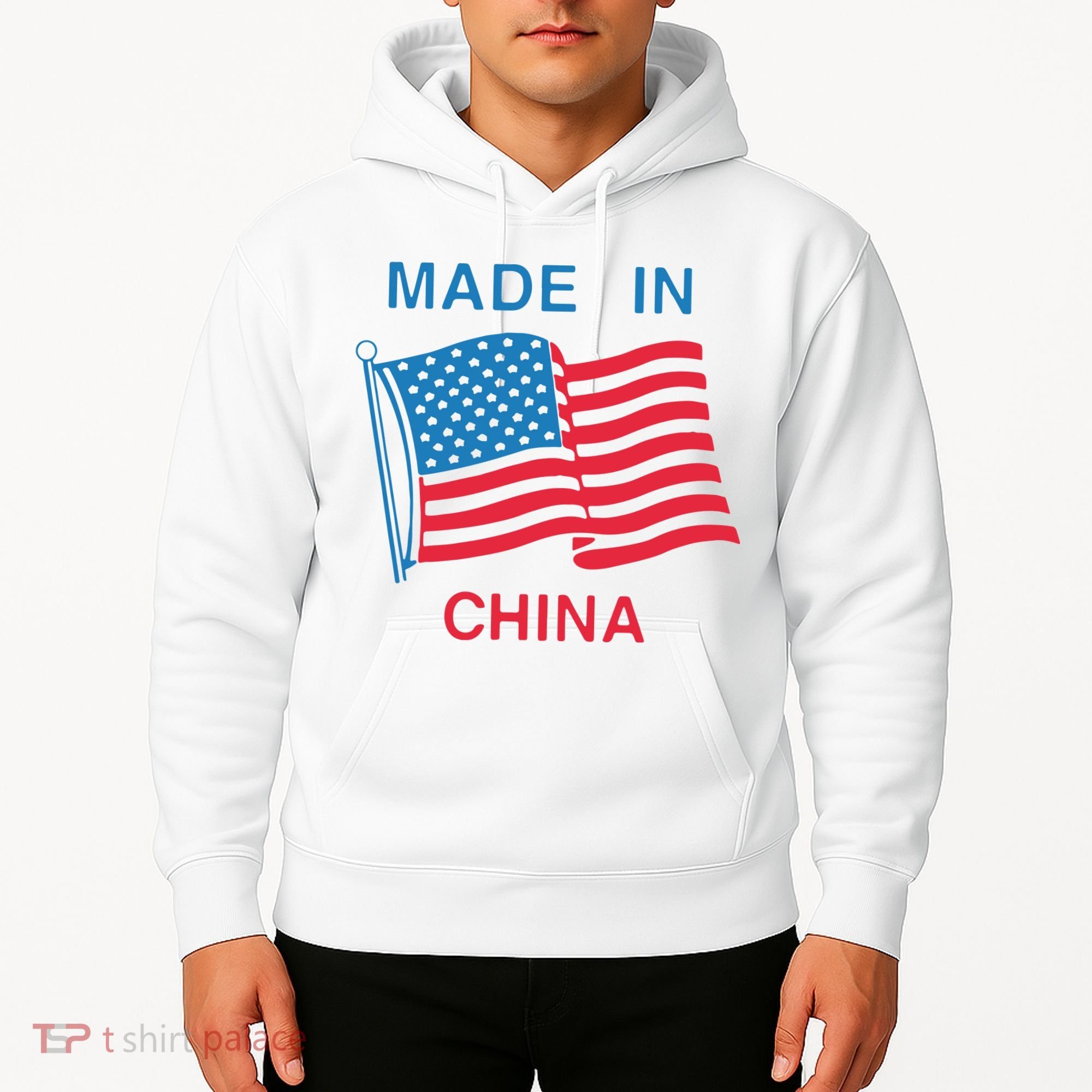 Flag Usa Made In China Hoodie