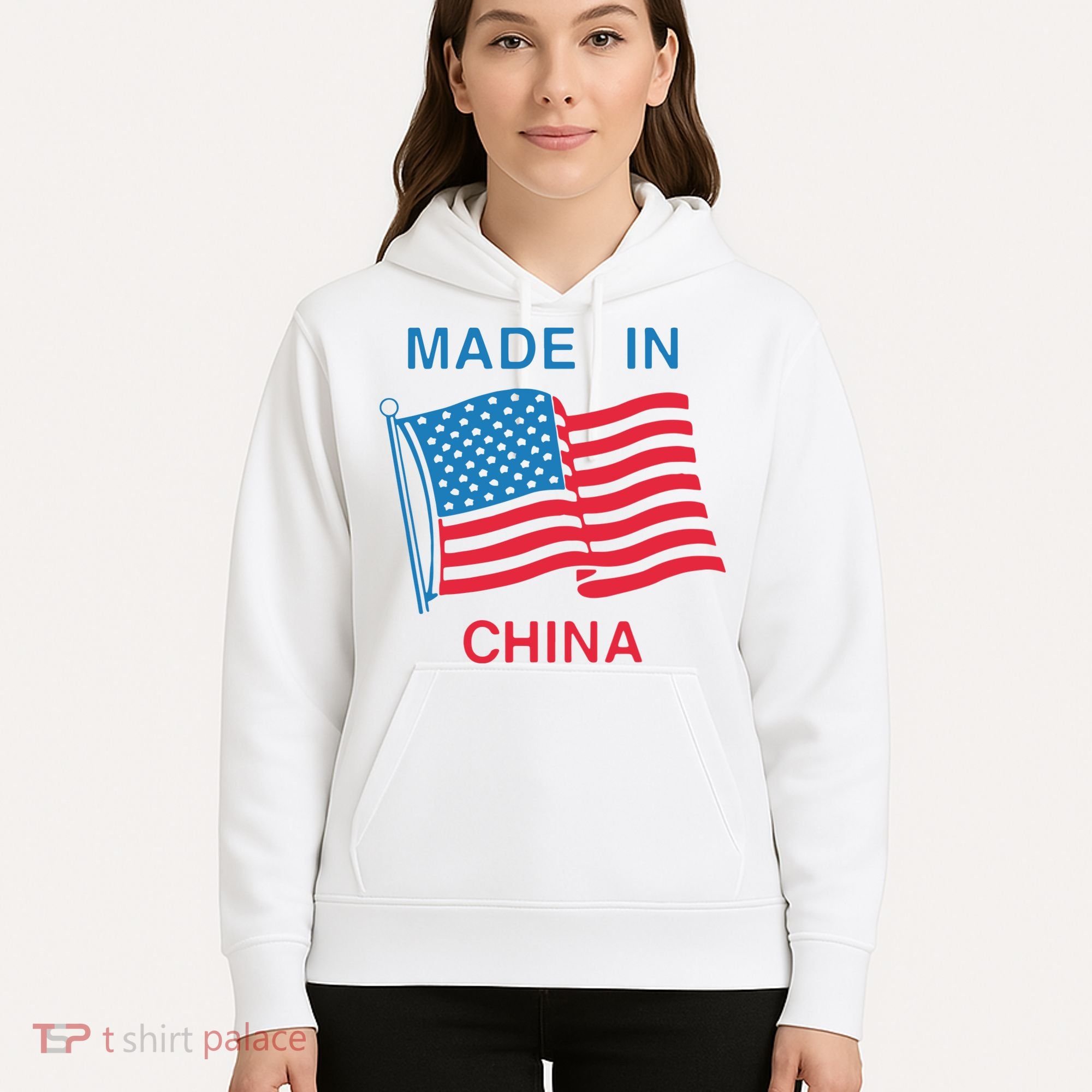 Flag Usa Made In China Hoodie