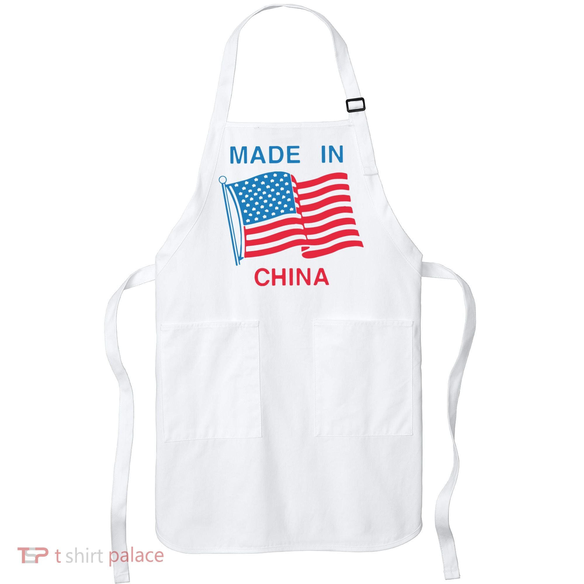 Flag Usa Made In China Apron