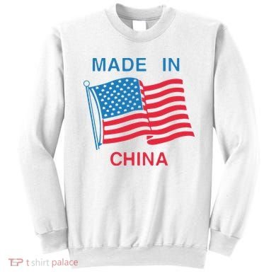 Flag Usa Made In China Sweatshirt