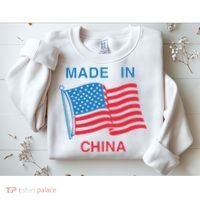 Flag Usa Made In China Sweatshirt thumb 2