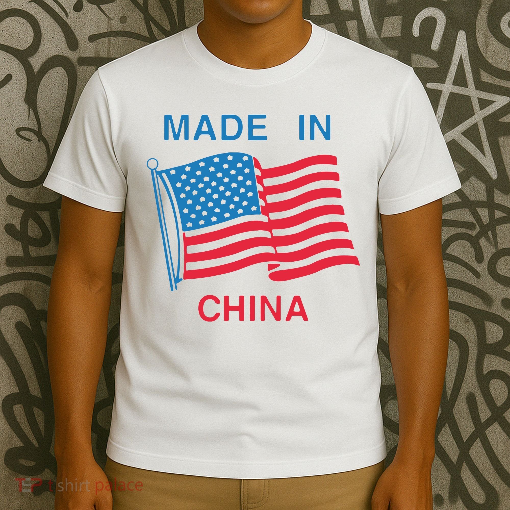 Flag Usa Made In China T-Shirt