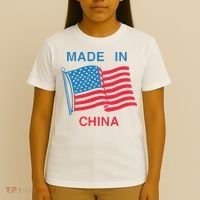 Flag Usa Made In China T-Shirt thumb 4